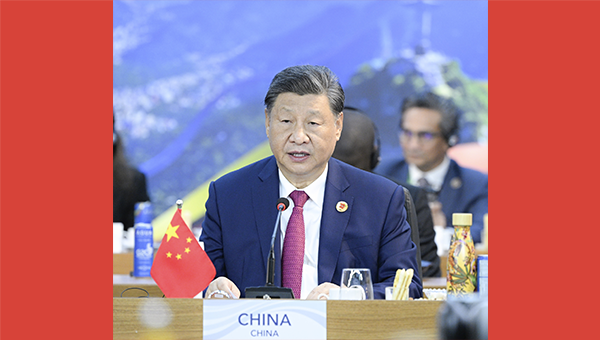 Xi calls for building just world of common development, outlines China's actions for global development