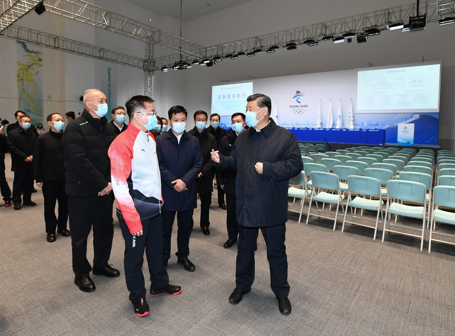 Xi urges stepping up final preparations for successful Winter Olympics5.jpg