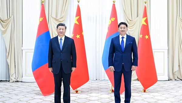 Xi meets with Mongolian President Khurelsukh