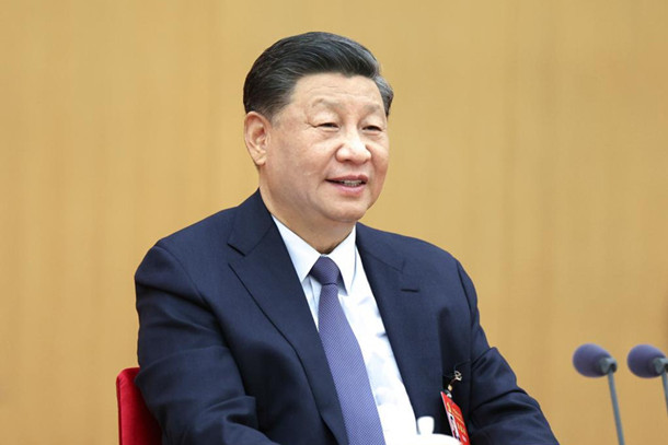 Xi Jinping attends group discussion with delegates from Guangxi to 20th CPC National Congress