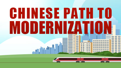 An illustrated pointer to Chinese Path to Modernization