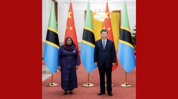 Xi holds talks with Tanzanian president
