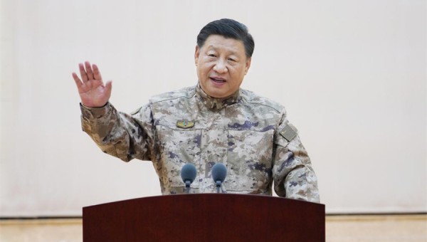Xi inspects CMC joint operations command center, stressing troop training, combat preparedness