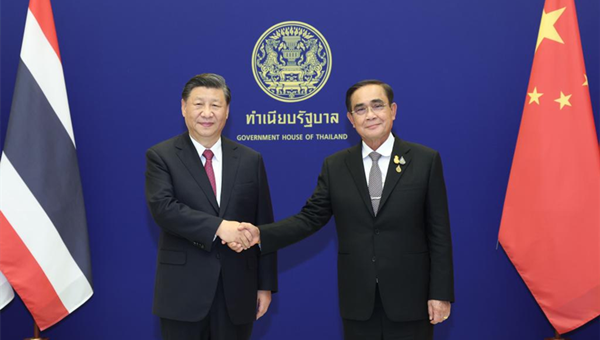 Xi, Prayut agree on building more stable, prosperous and sustainable China-Thailand community with a shared future