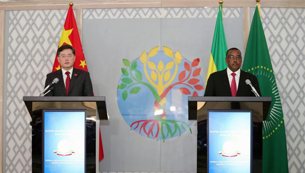 Chinese FM discusses progress of outlook on peace, development in Horn of Africa