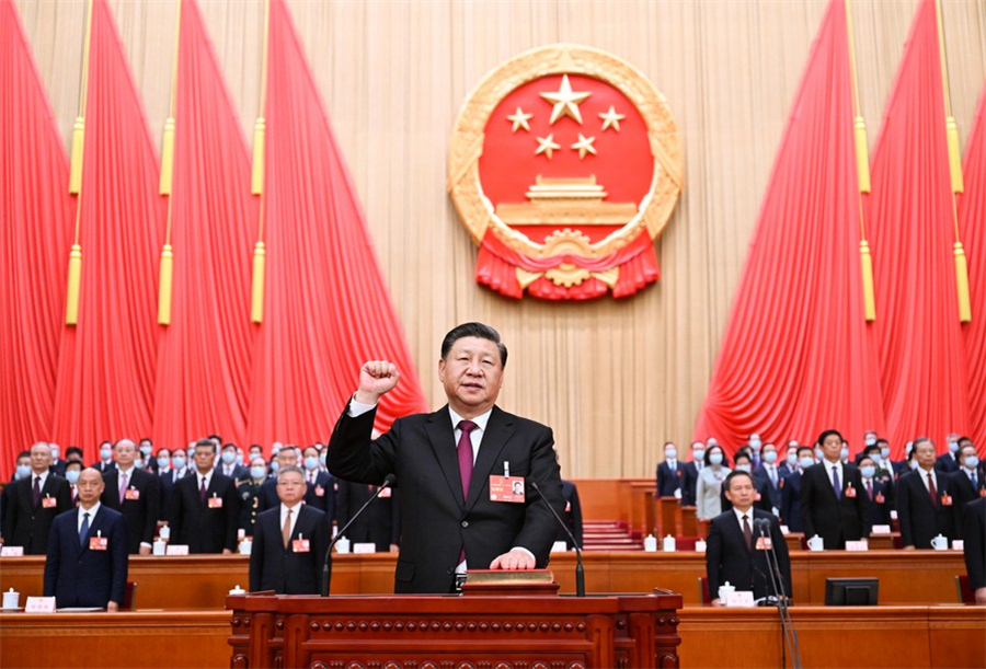 Xi Jinping unanimously elected Chinese president, PRC CMC chairman.jpg