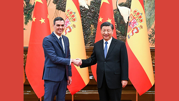 Xi meets Spanish PM