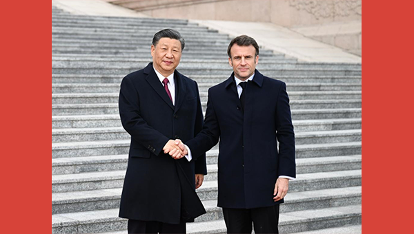 Xi holds talks with French president on cooperation, China-EU relations, Ukraine crisis