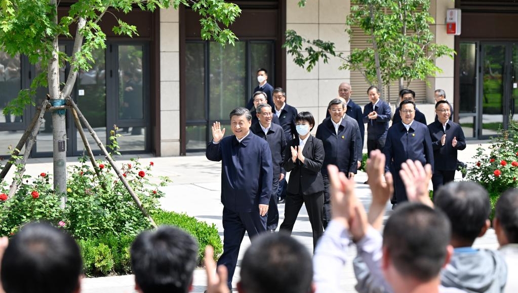 Xi inspects Xiong'an New Area, urges new progress for 