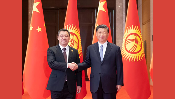 Chinese, Kyrgyz presidents hold talks, elevate bilateral relationship