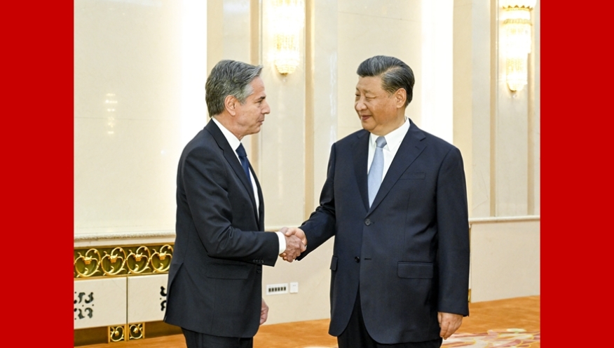 Xi meets Blinken in Beijing