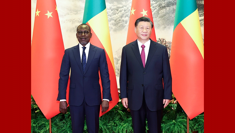 China, Benin establish strategic partnership as heads of state hold talks in Beijing