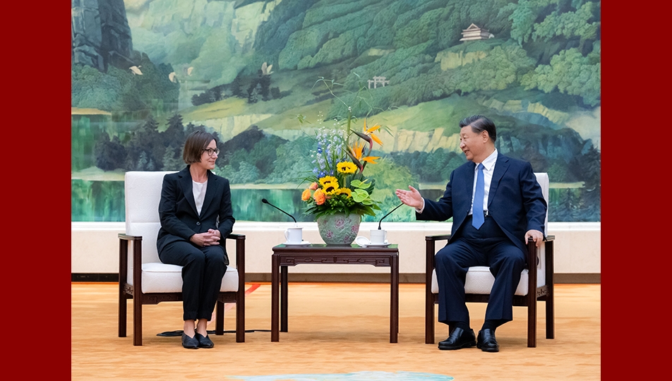 Chinese president meets Red Cross president