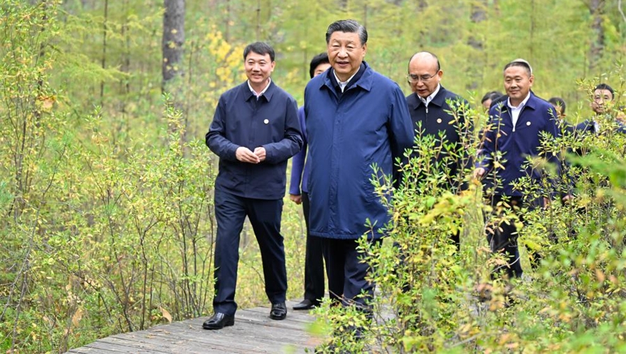 Xi stresses opening new ground for Heilongjiang's high-quality development