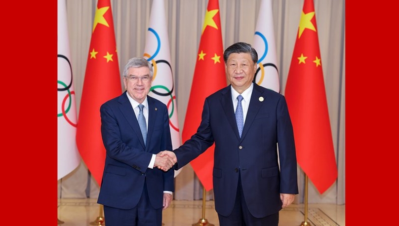 Xi meets IOC president