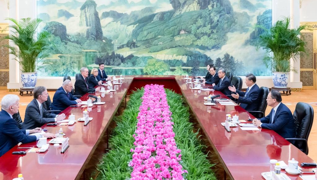 Xi meets U.S. congressional delegation