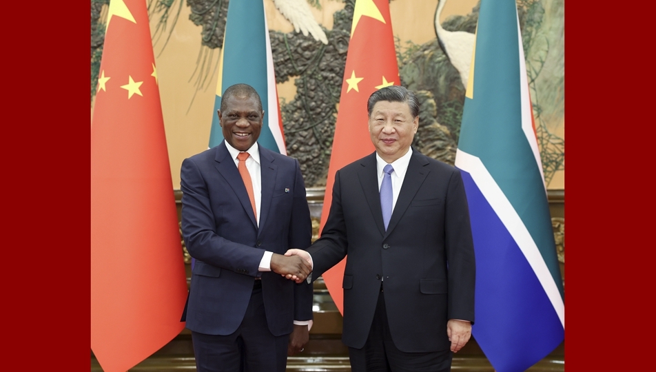 Xi meets South African deputy president