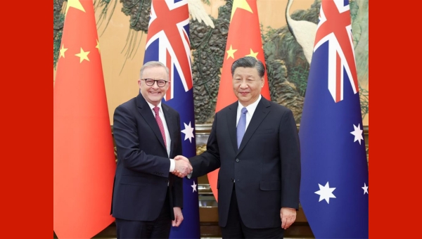 China, Australia embark on right path of improving ties: Xi