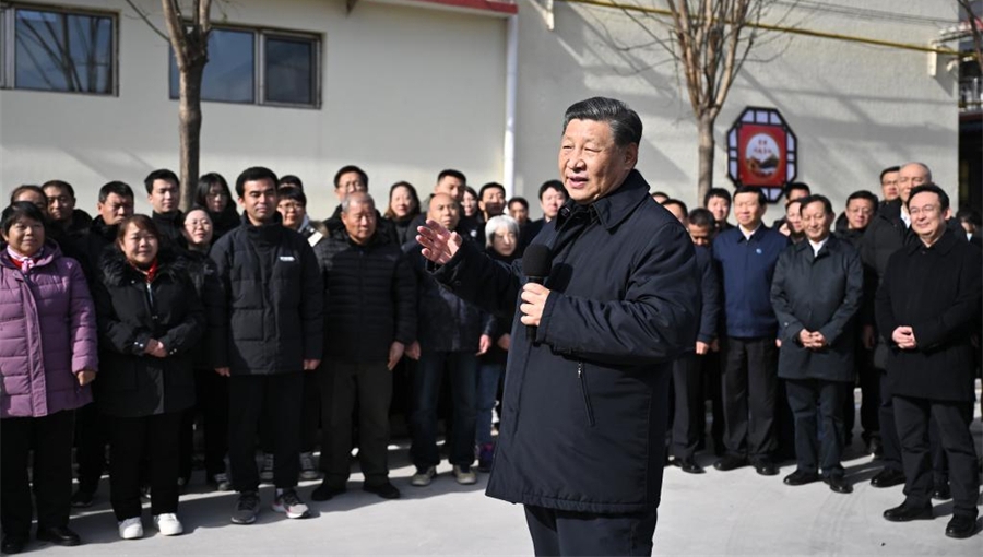 Xi inspects post-flood reconstruction in Beijing, Hebei