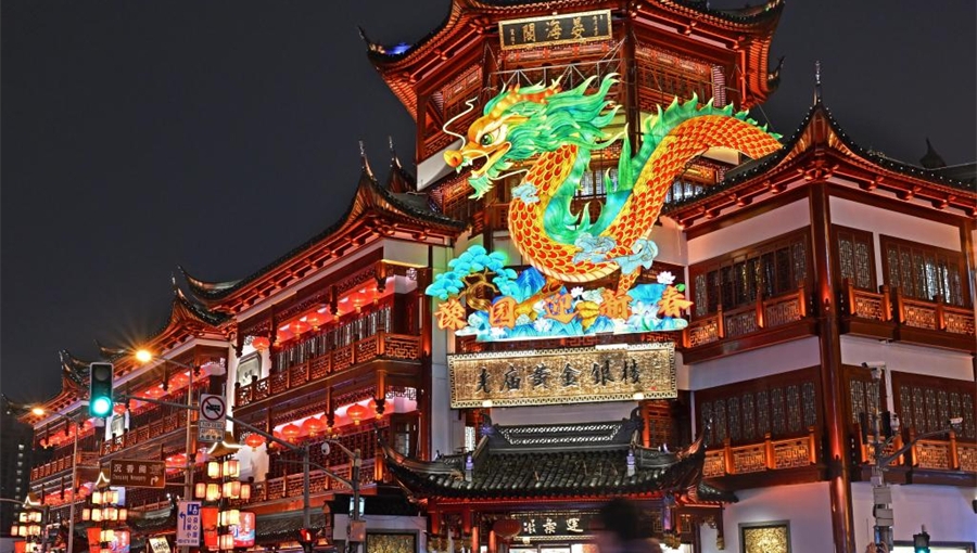 Yuyuan Garden lantern fair in Shanghai