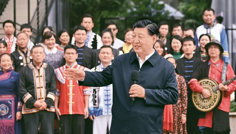 Xi's article on forging strong sense of community for Chinese nation to be published