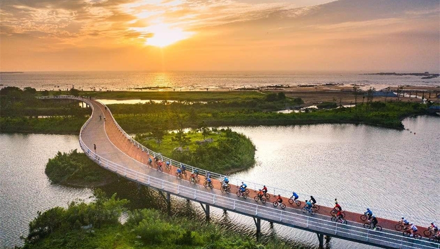 Rizhao in E China improves greenway construction to bring greater sense of happiness to residents