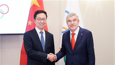 China willing to deepen high-level cooperation with IOC: Chinese VP