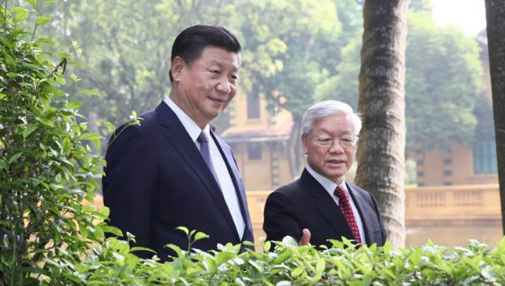 Xi congratulates Nguyen Phu Trong on election as Vietnam's communist party chief