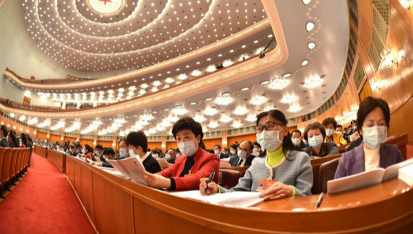 How are China's economic, social development goals for 2021 determined?