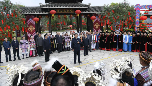 Xi inspects southern Chinese city of Nanning