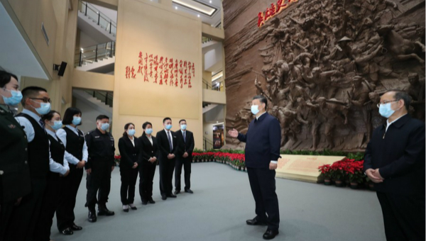 Xi shines light on CPC's commitments, spirit through Party history stories