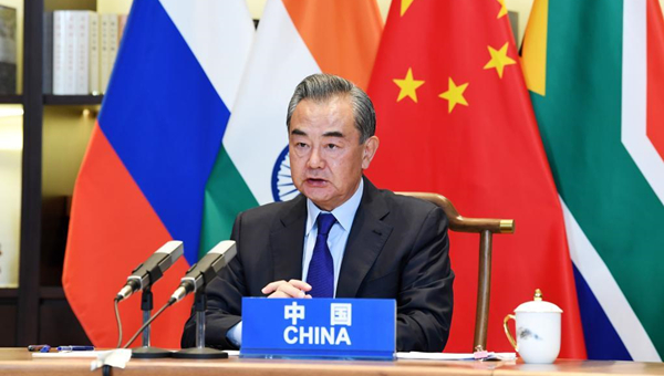 Chinese foreign minister puts forward suggestions for BRICS cooperation