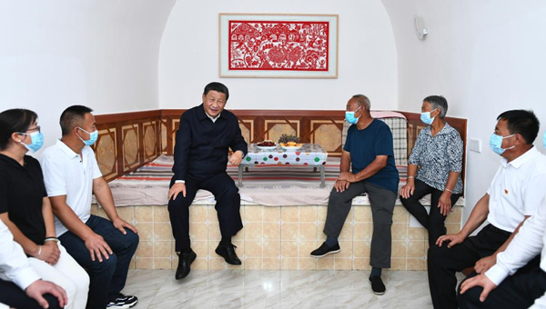 Xi inspects northwestern Chinese county of Suide