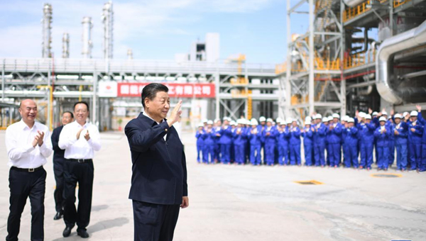 Xi stresses green, low-carbon path for energy industry development