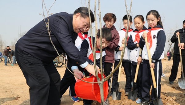 Xi Jinping champions harmony between man and nature