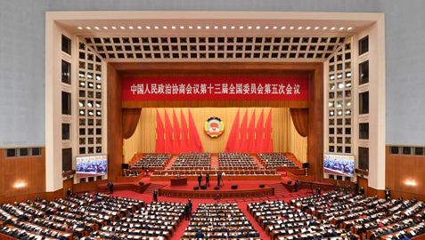 2nd plenary meeting of 5th session of 13th CPPCC National Committee held in Beijing