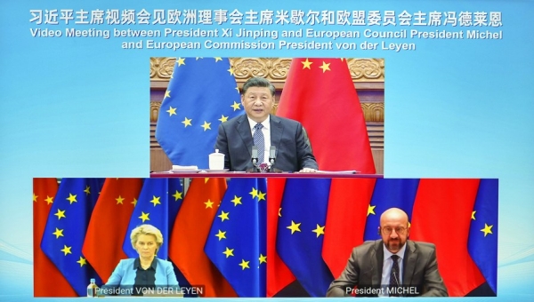China, EU make contributions to progress of world peace
