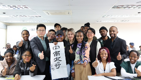 Learning Chinese opens doors for South African young man