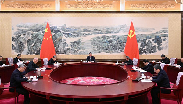 CPC leadership meeting calls for rallying powerful force to advance national rejuvenation