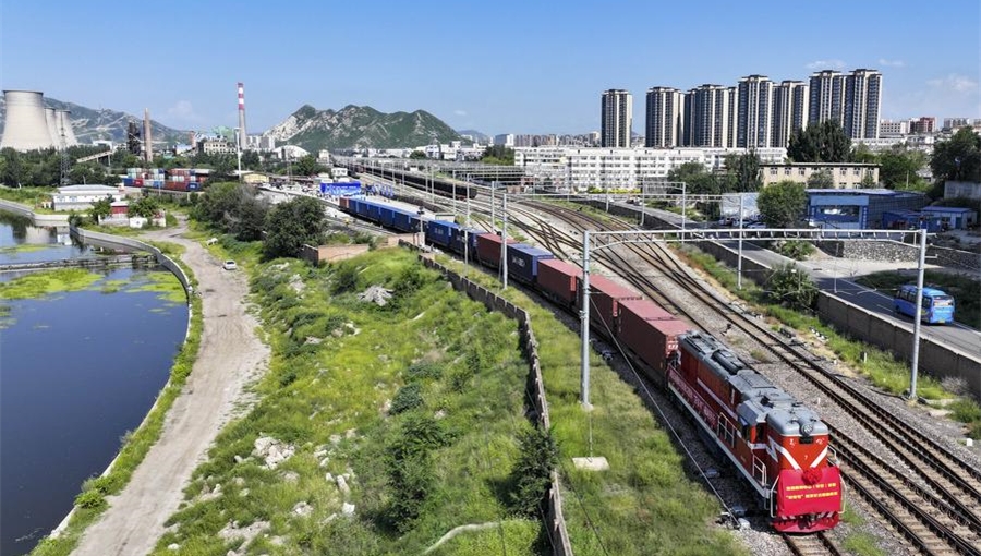 China-Europe freight train service connects northern Chinese city, Serbia