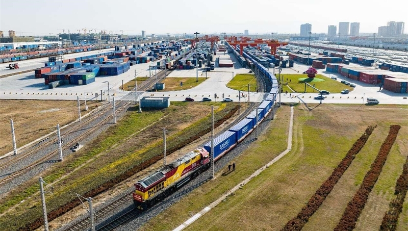 China's Xi'an sees increasing trips made by China-Europe freight trains