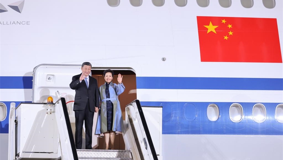 Xi arrives in Belgrade for state visit to Serbia