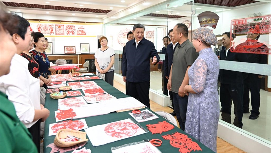 Xi inspects northwest China's Ningxia