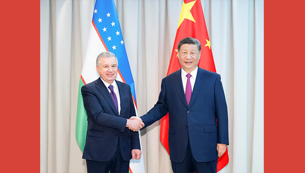 Xi says China ready to promote high-quality development of China-Uzbekistan relations