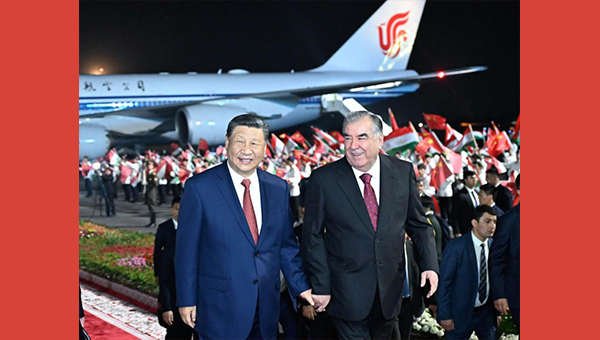 Xi kicks off state visit to Tajikistan, eyeing new heights in bilateral cooperation