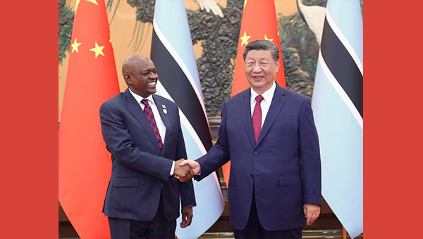 Xi, Masisi announce establishment of China-Botswana strategic partnership