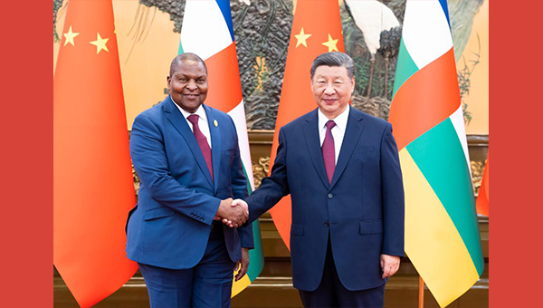 China, Central African Republic elevate bilateral ties