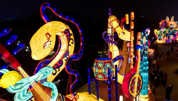 2025 Chang'an Lantern Festival opens in Xi'an