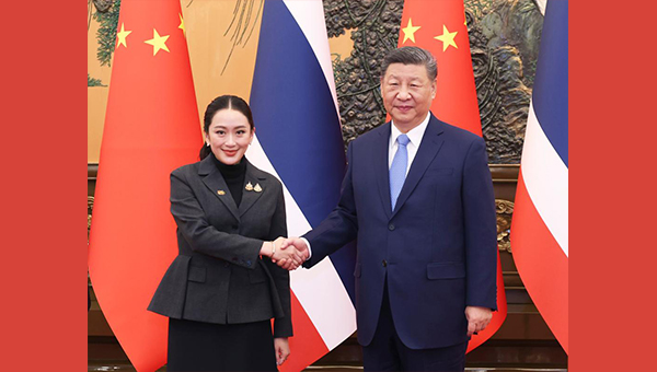 Xi meets Thai PM in Beijing