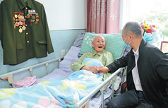 Veteran awarded top honor for his devotion to village